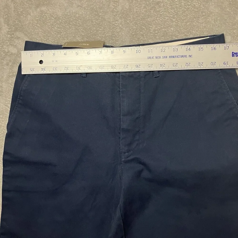 J Crew Pants Mens 32x34 Navy Cotton Classic Chino‎ Straight Casual Preppy BE611